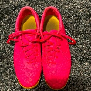 Nike Pink and Yellow Athletic Shoes